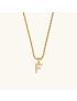 Aurora Pearl Initial Necklace