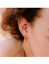 Camille Twisted Hoop Earrings