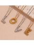 Airy Letter - Gold Initial Necklace