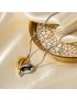 Harmony Heart - Two-Tone Pendant Necklace
