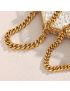 Bold Essence - Chunky Gold Chain Necklace