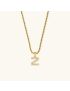 Aurora Pearl Initial Necklace