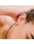 Solara Glow Huggie Earrings