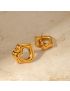 Amour Gold Stud Earrings
