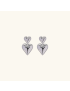 Kiparis Gold Heart Earrings