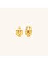 Eternal Love Heart Hoops