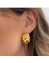 Elara Gold Hoop Earrings