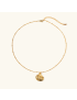 Oceana Gold Seashell Necklace