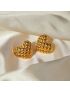Quilta Gold Heart Earrings