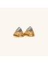 Aurelia Two-Tone Triangle Earrings