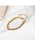 Isla Twisted Gold Rope Bracelet