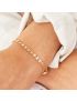 Celeste Gold Disc Bracelet
