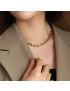 Golden Flow - Linked Chain Necklace