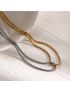 Liora Two-Tone Twist Necklace
