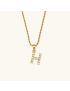Celeste Initial Diamond Necklace