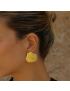 Marina Seashell Gold Earrings