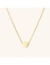 Seraphina Heart Gold Necklace