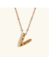 Airy Letter - Gold Initial Necklace