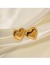 Amara Heart Stud Earrings