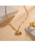 Elara Gold Bow Necklace