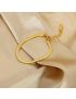 Seraphina Herringbone Gold Bracelet