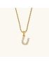 Celeste Initial Diamond Necklace