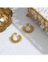 Alina Twisted Hoop Earrings