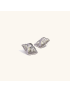 Lyra Silver Shell Earrings
