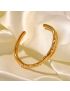 Orla Pearl & Diamond Gold Bangle