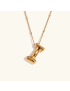 Airy Letter - Gold Initial Necklace