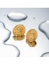 Flora Gold Dome Earrings