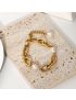 Adriana Freshwater Pearl Chain Bracelet