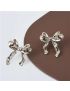 Luxe Gold Bow Earrings