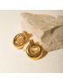 Valen Gold Knot Earrings