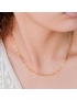 Siena Paperclip Gold Necklace