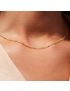 Golden Dots - Beaded Chain Necklace