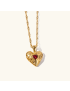 Ember Heart Gold Necklace