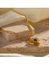 Emera Heart Gold Necklace