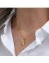 Radiant Horizon Gold Necklace