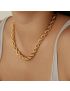 Golden Braided Luxe Necklace