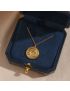 Tidal Gold Wave Pendant