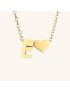 Heartfelt Initial - Gold Letter Necklace