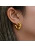 Mila Twisted Hoop Earrings