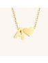 Heartfelt Initial - Gold Letter Necklace
