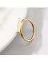 Minimalist Bar Design Gold Ring