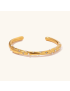 Orla Pearl & Diamond Gold Bangle