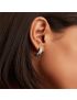 Twisted Elegance Hoop Earrings