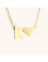 Heartfelt Initial - Gold Letter Necklace