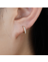 Celeste Spark - Diamond Huggie Earrings