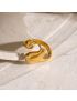Aura Flow - Sculpted Gold Ring